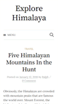Mobile Screenshot of explore-himalaya.com